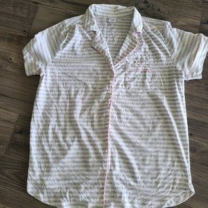 Liz Clairborn Striped Pajama Top